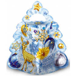 ТК005 Елка мини новогодняя с шарами